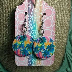 Palm Tree Earrings
